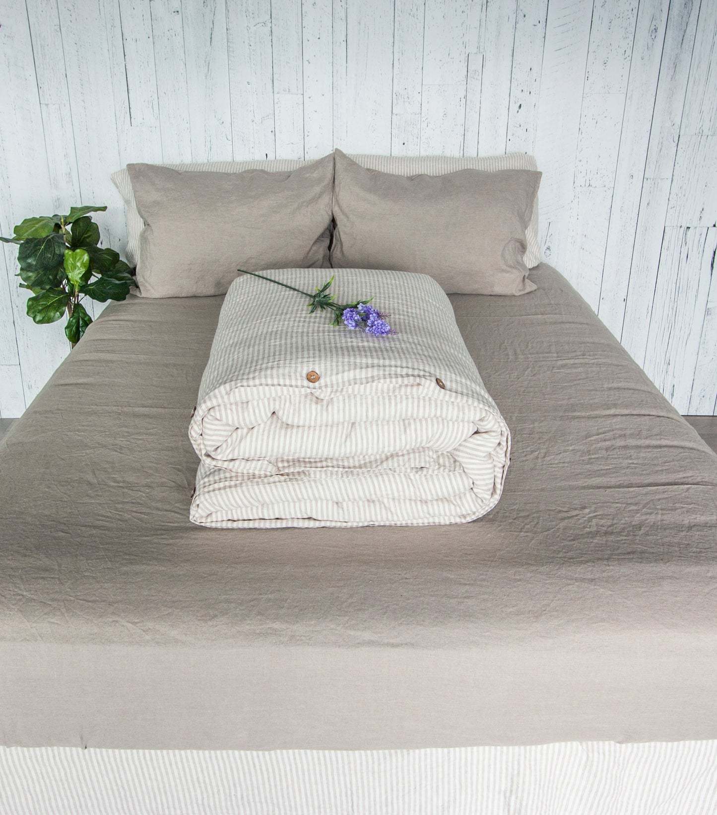 Striped Set Duvet + 2 Pillowcases