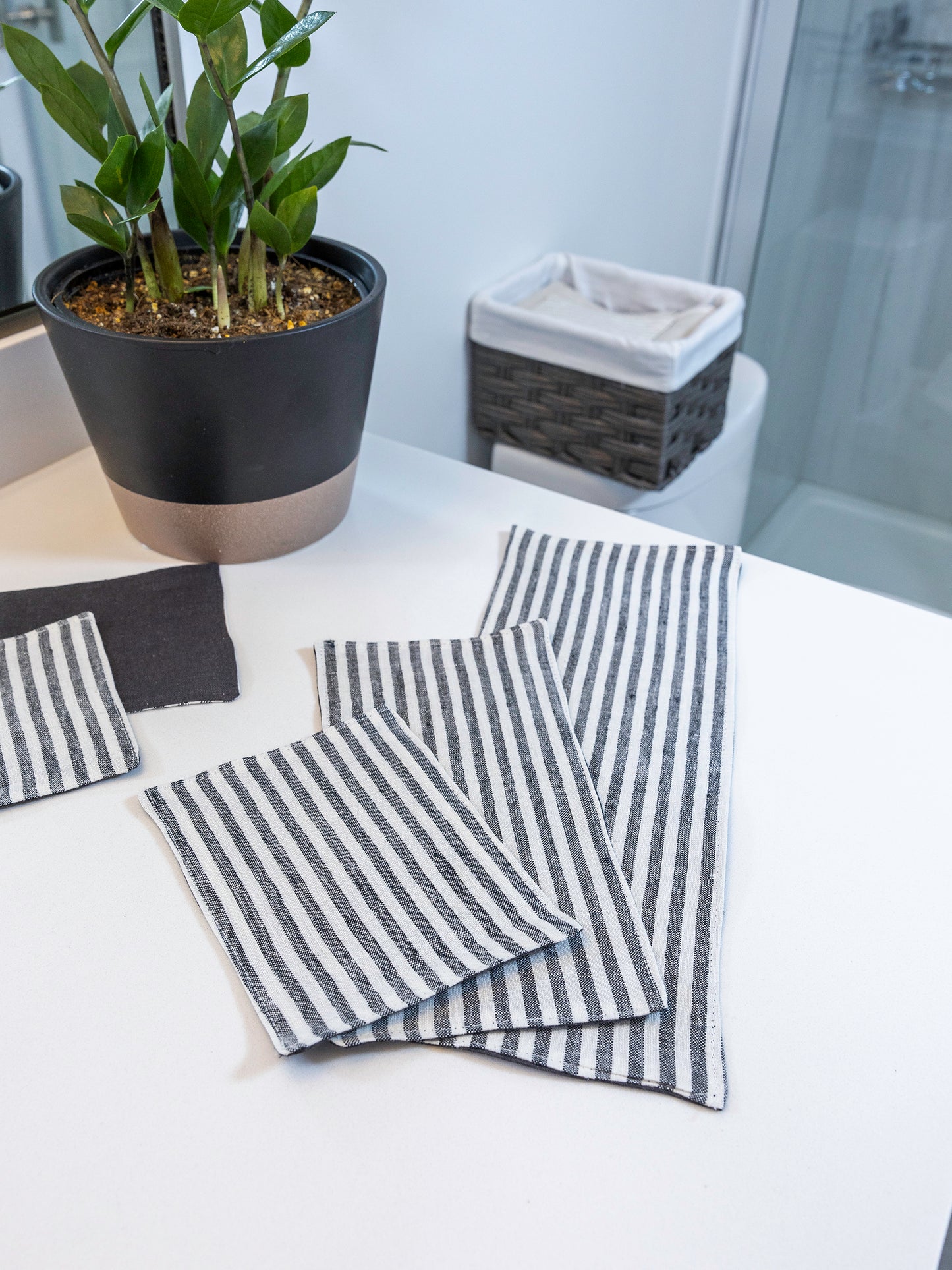 Linen Toilet Wipes - 4"x5"