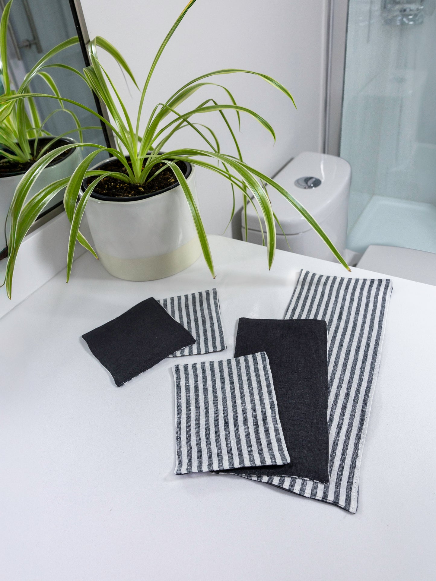Linen Toilet Wipes - 4"x5"
