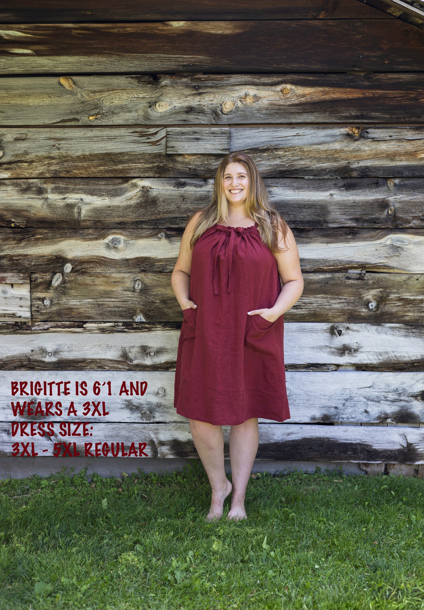 Linen Pocket Dress