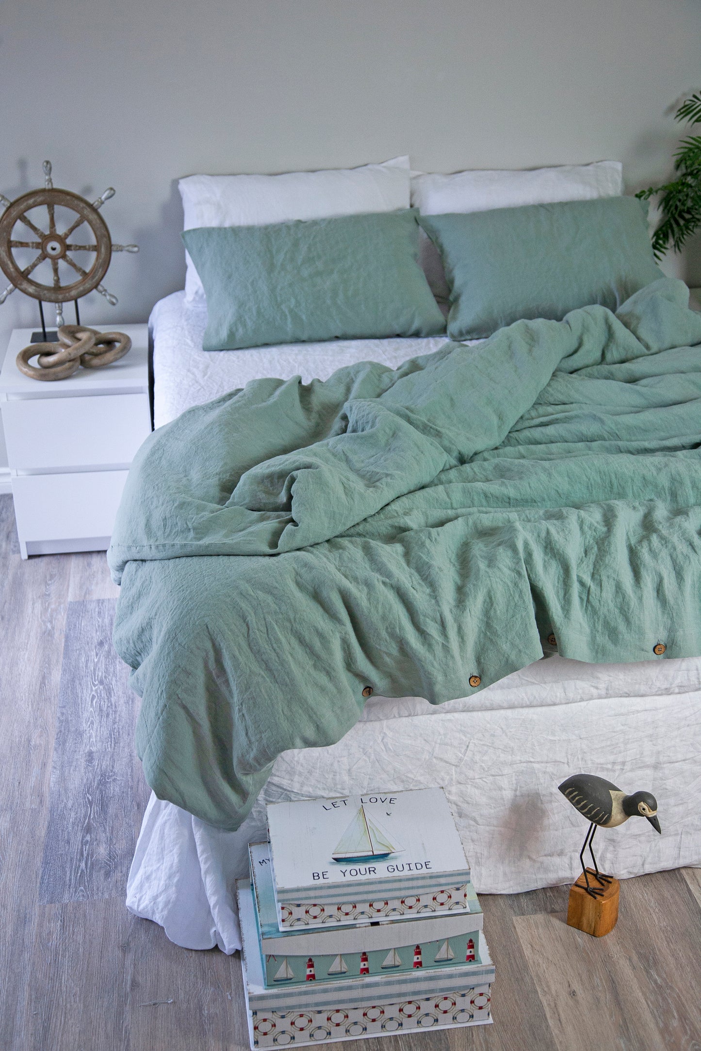 Queen Set Duvet + Pillowcases - choose colour in drop down