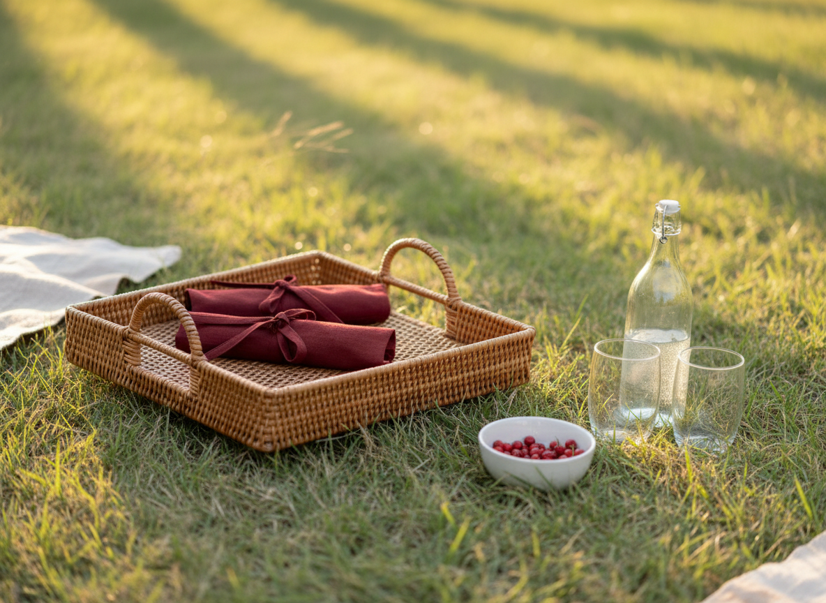 Linen Cutlery Roll Wrap