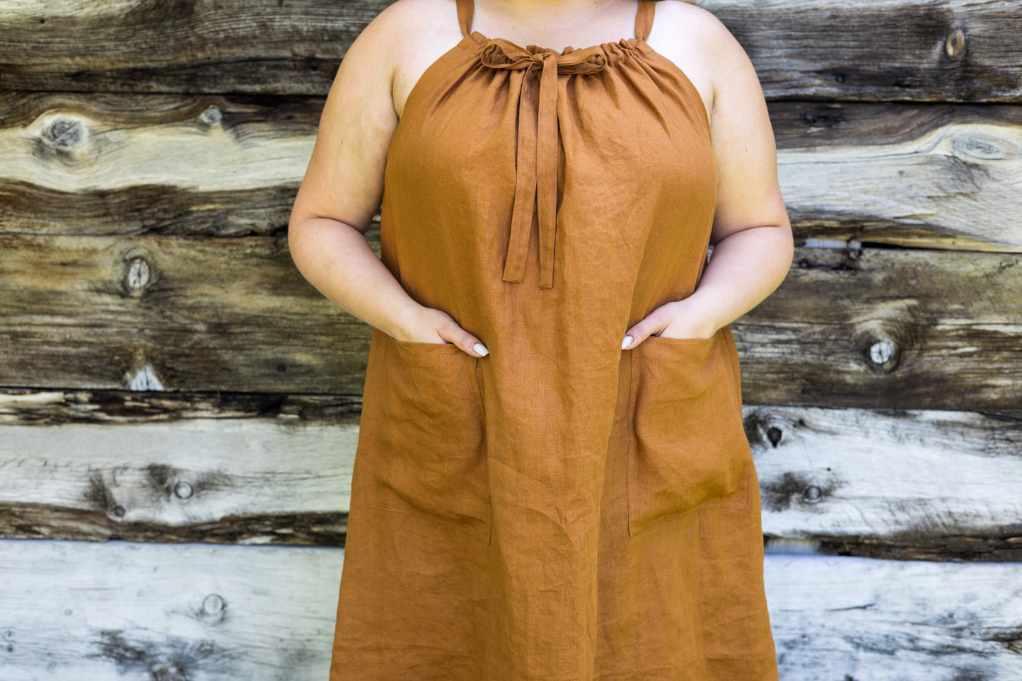 Linen Pocket Dress