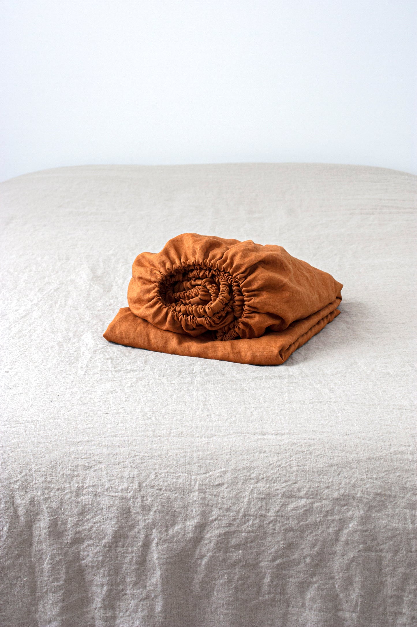 Full Linen Fitted Sheet - Select colour in drop down
