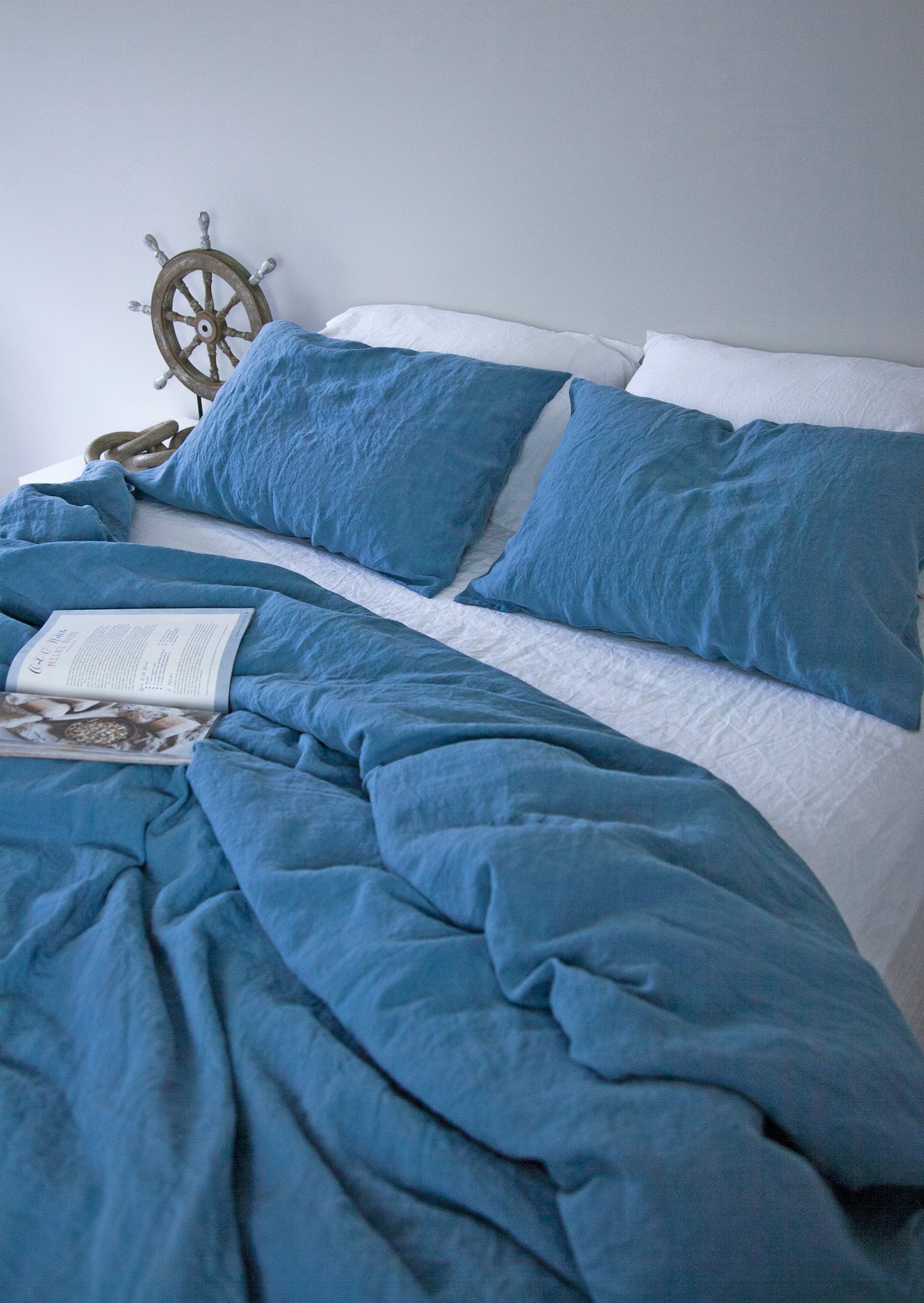 Cal. King Set Duvet + Pillowcases - choose colour in drop down