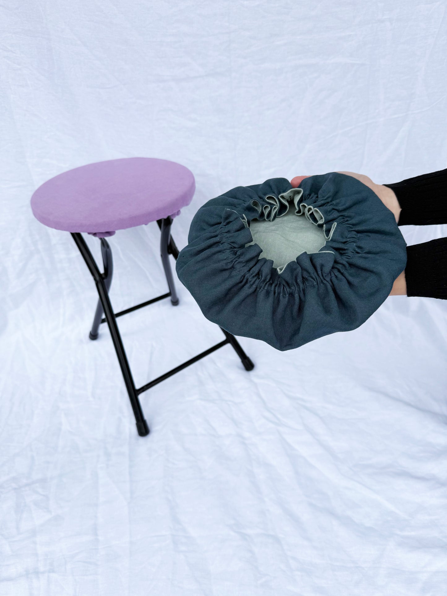 Linen Stool Covers