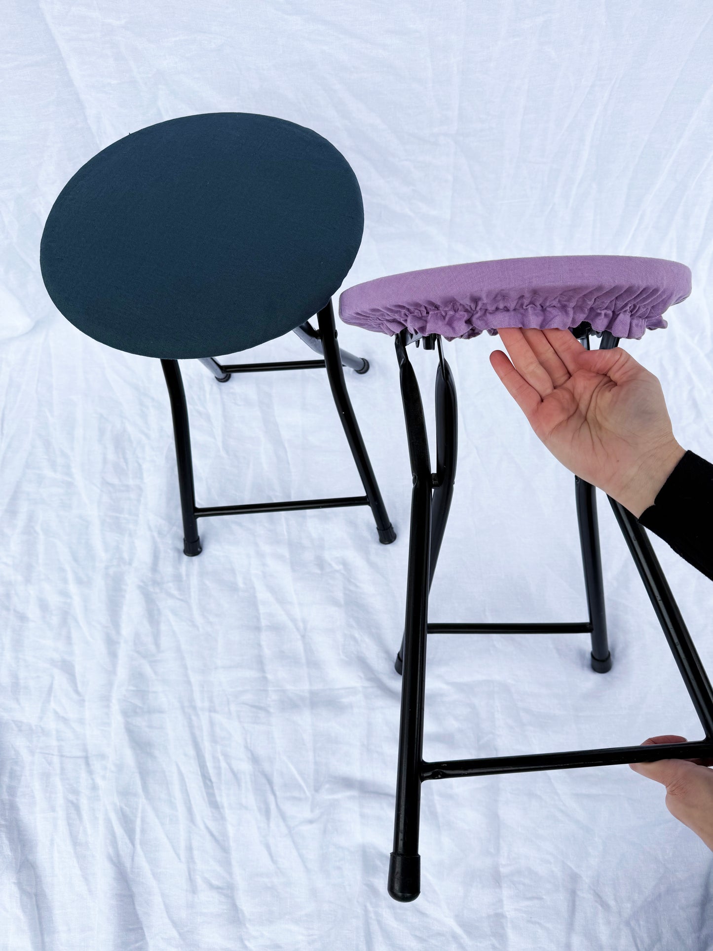 Linen Stool Covers
