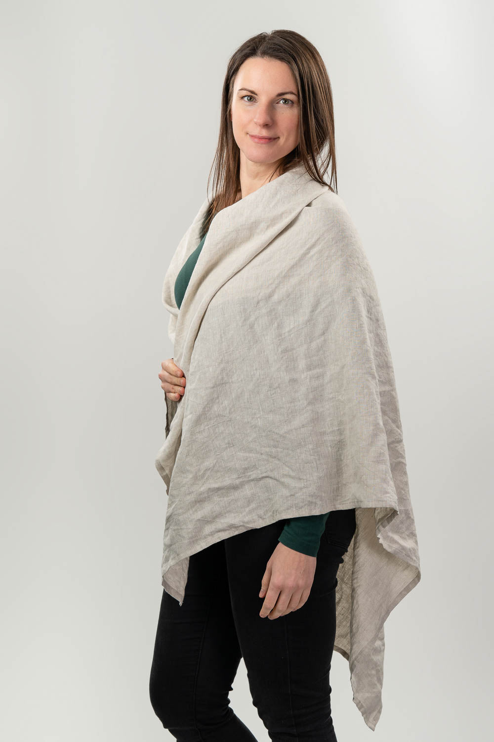 Large Linen Scarf