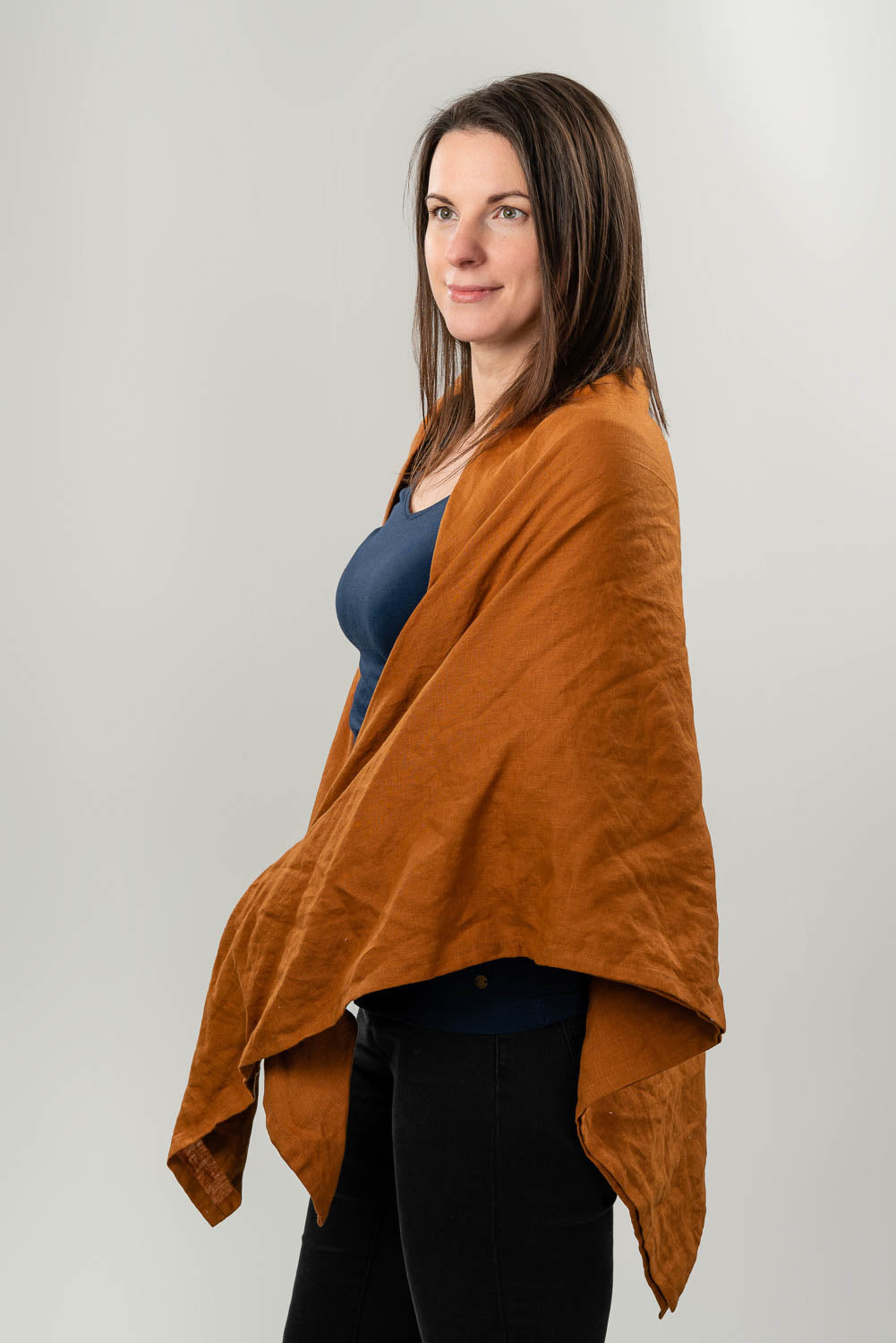 Large Linen Scarf