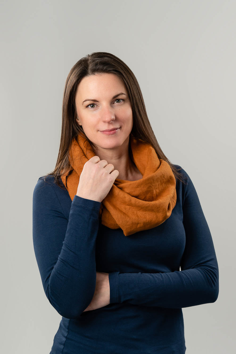 Large Linen Scarf