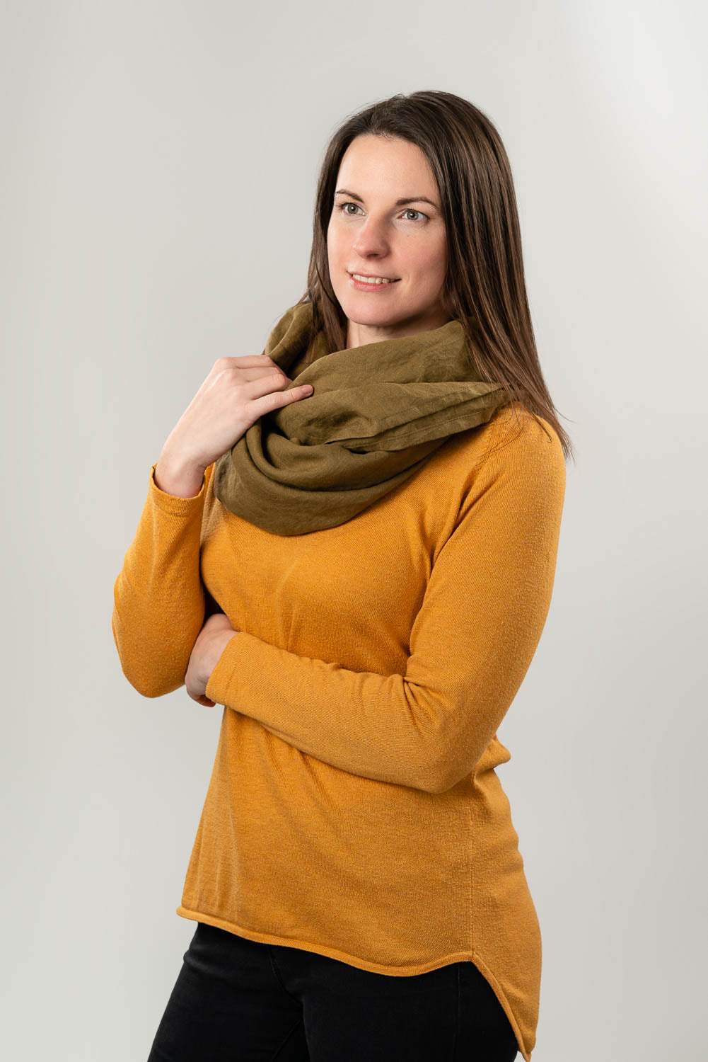 Large Linen Scarf