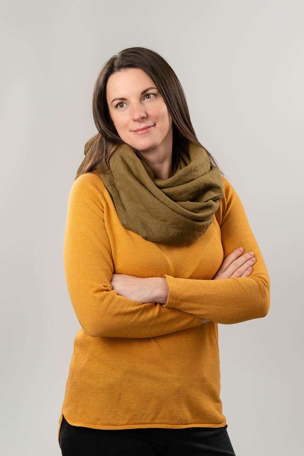 Large Linen Scarf