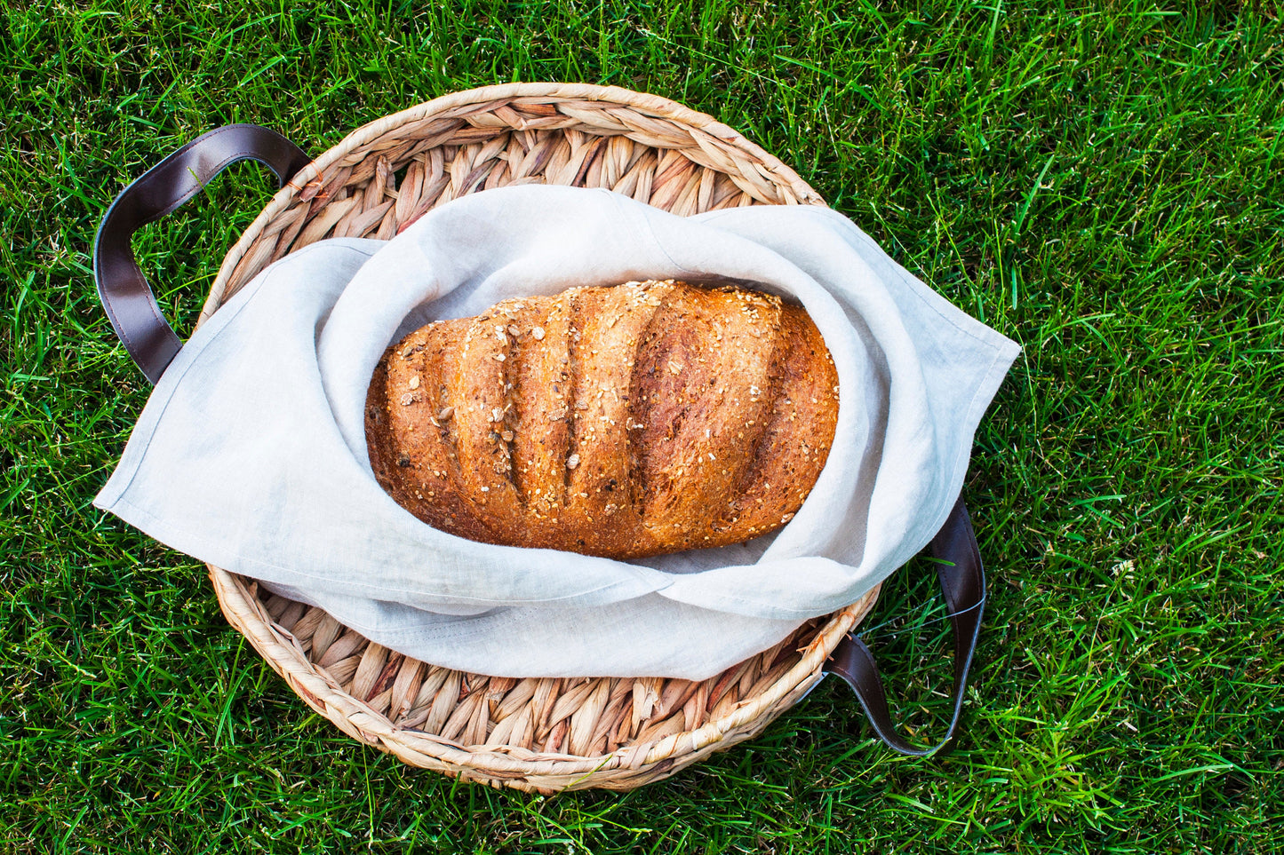 Linen Bento Bag - Bread and Produce Bag