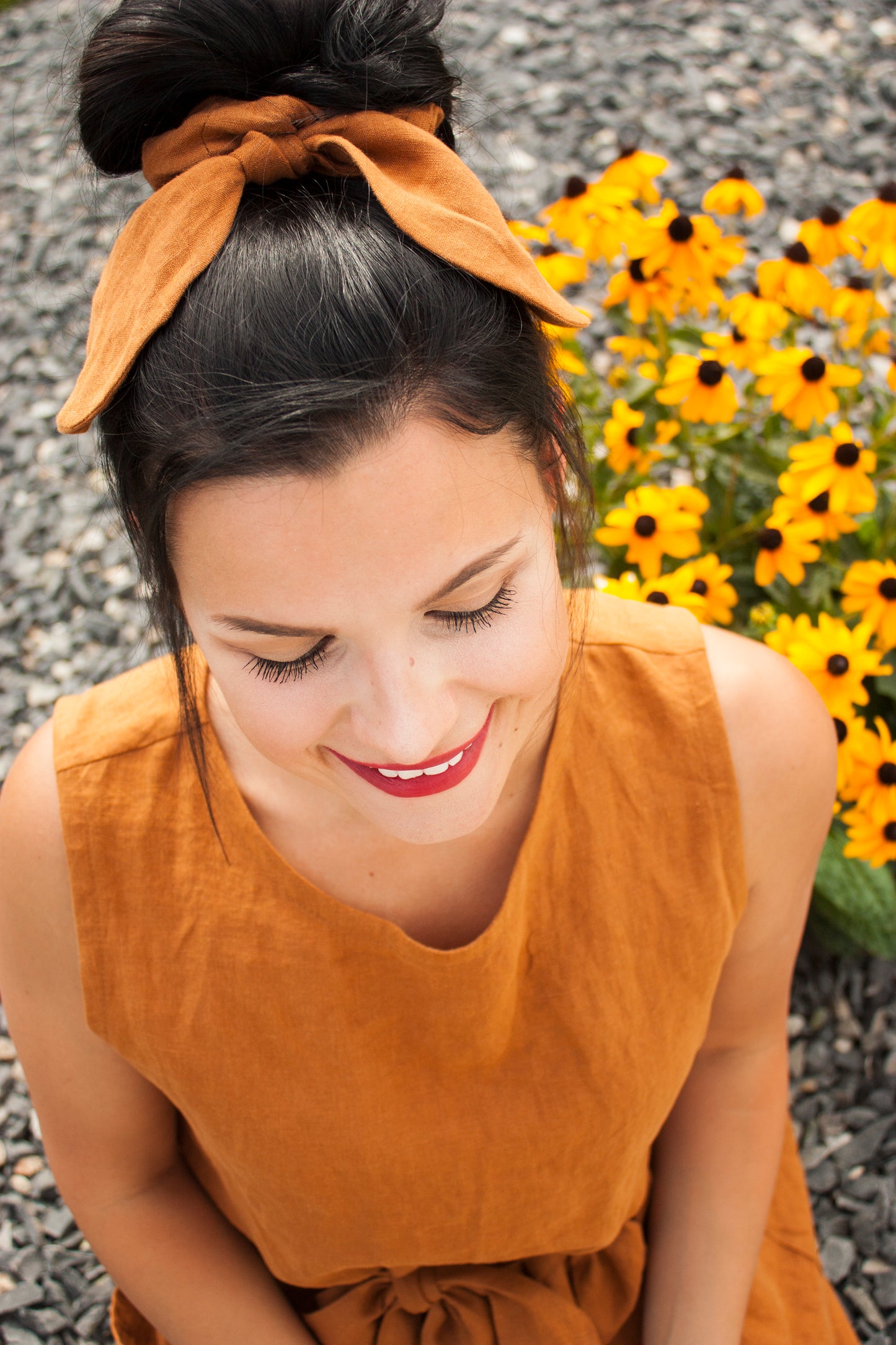 Linen Scrunchie with Bow