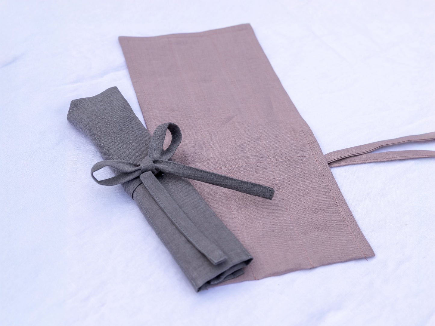 Linen Cutlery Roll Wrap