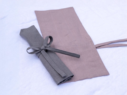 Linen Cutlery Roll Wrap