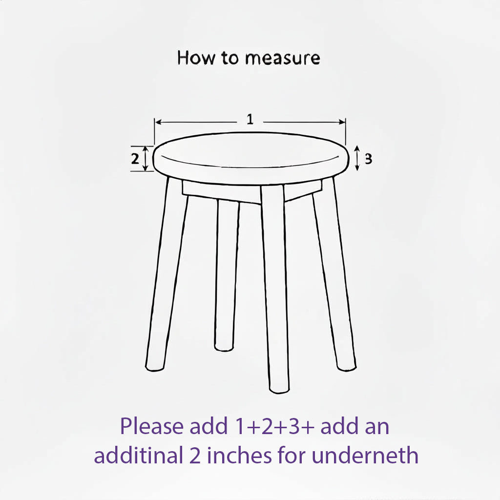 Linen Stool Covers