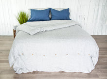 Load image into Gallery viewer, Stripe Linen Duvet Cover - Select Size in Drop Down
