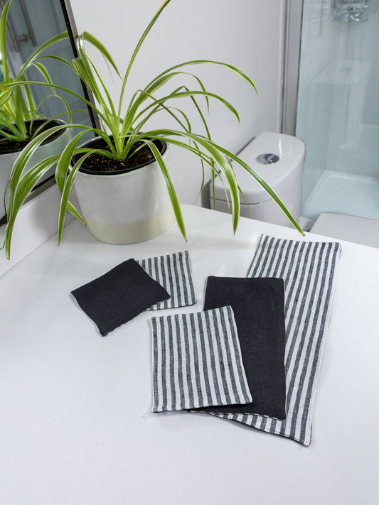 Linen Toilet Wipes - 5"x12"