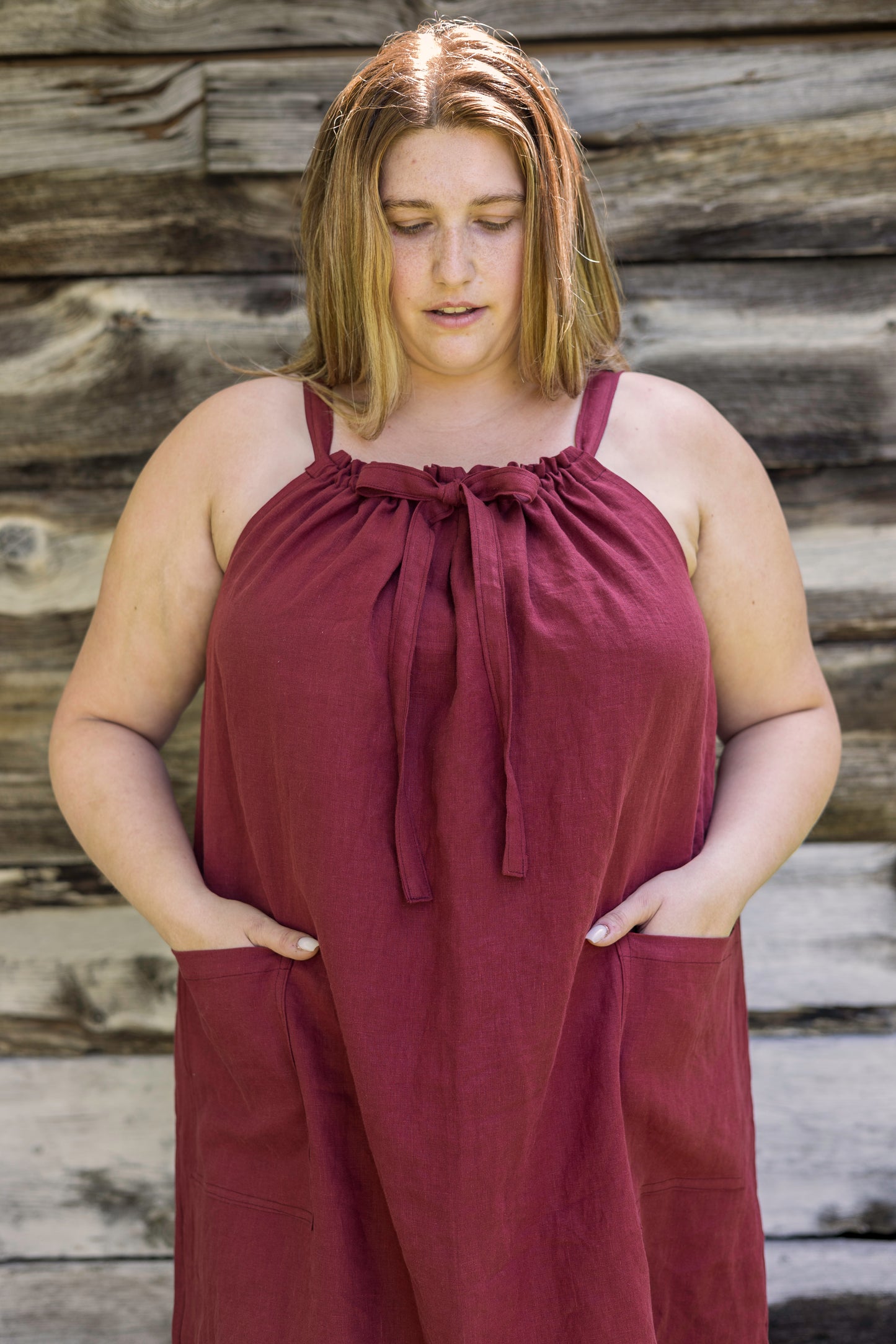 Linen Pocket Dress