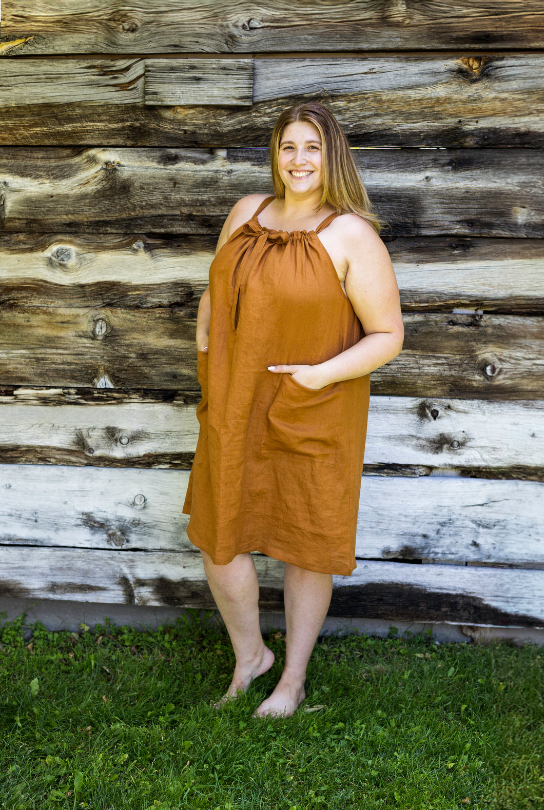 Linen Pocket Dress