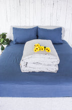 Load image into Gallery viewer, Stripe Linen Duvet Cover - Select Size in Drop Down
