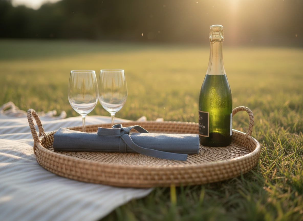 Linen Cutlery Roll Wrap