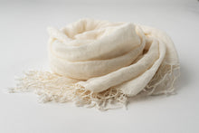 Load image into Gallery viewer, Linen Scarf with Tassels
