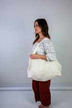 Load image into Gallery viewer, Large Linen Tote Bag
