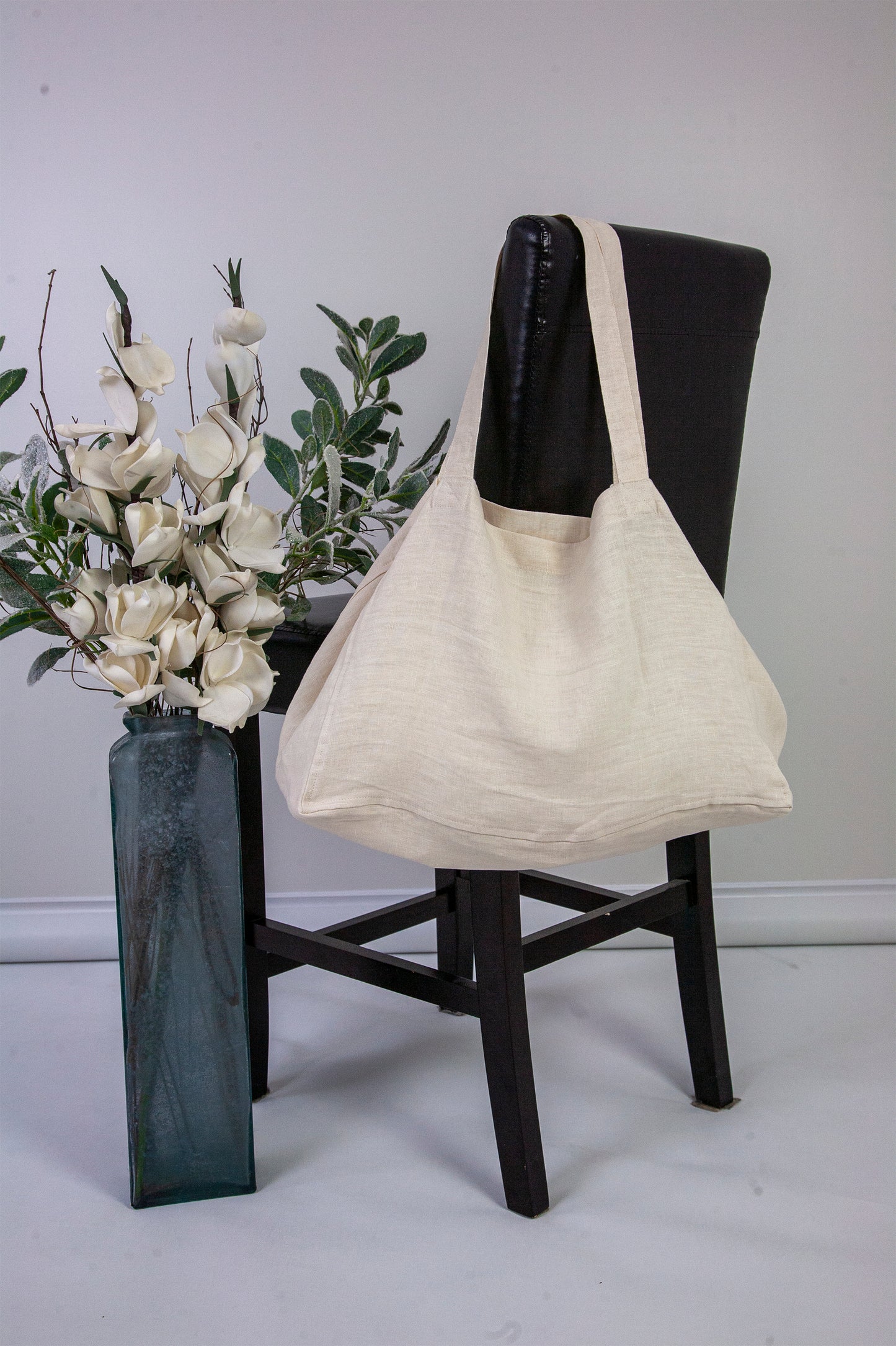 Large Linen Tote Bag