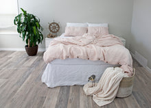 Load image into Gallery viewer, Blush Linen Duvet Cover
