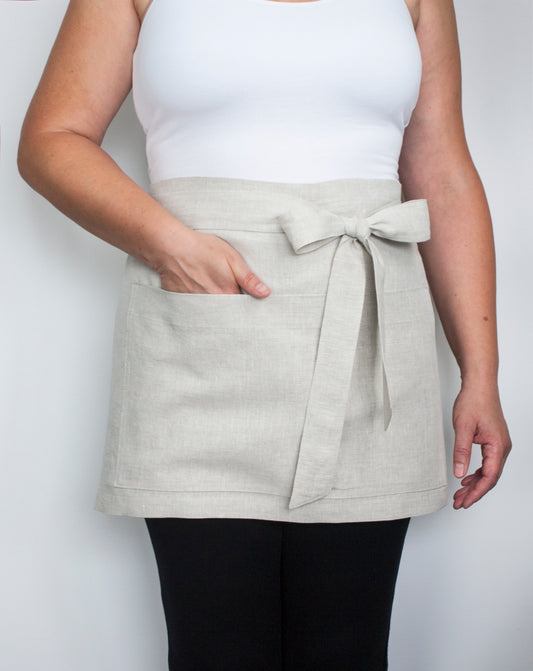 Linen Half Apron
