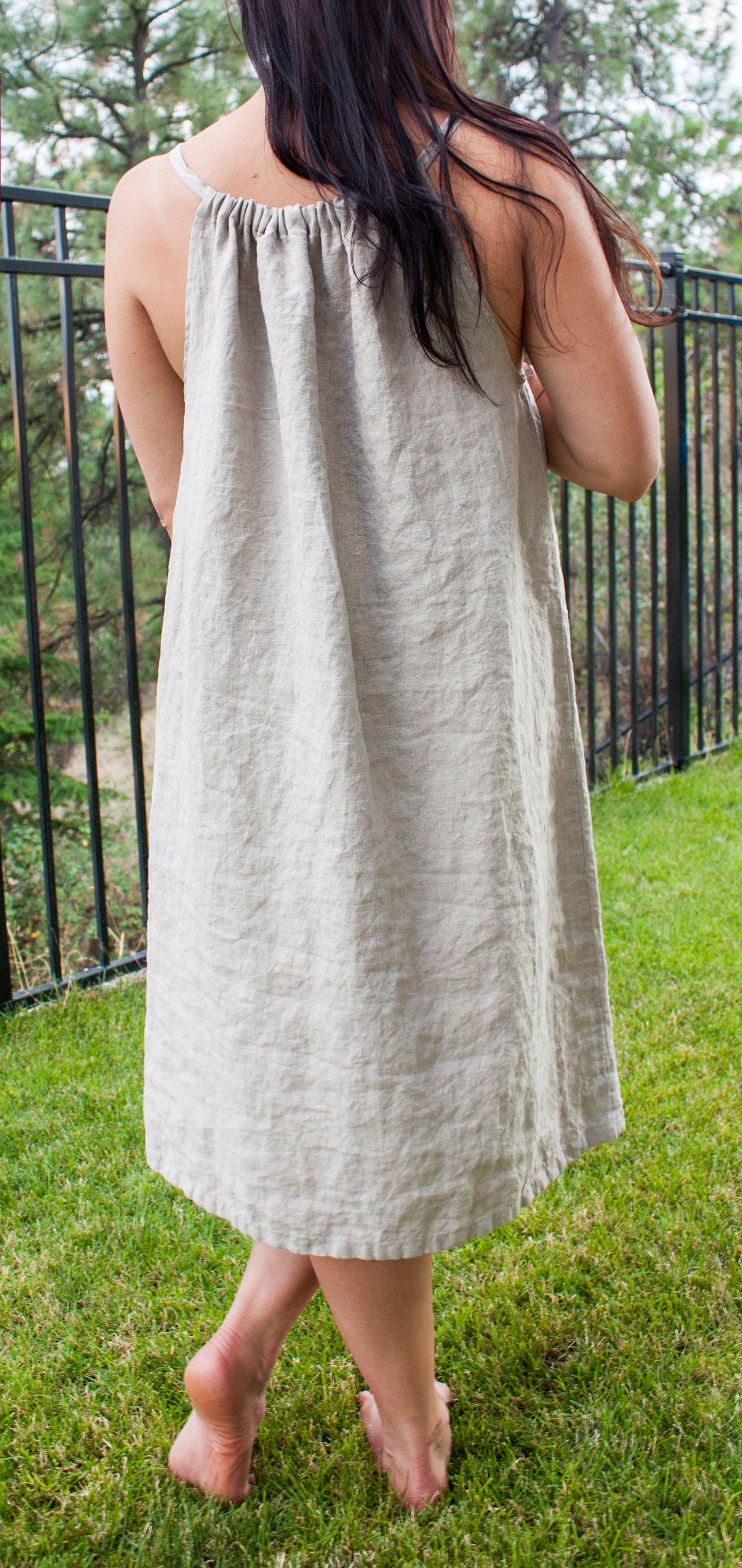 Linen Pocket Dress