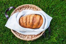 Load image into Gallery viewer, Linen Bento Bag - Bread and Produce Bag
