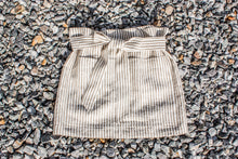 Load image into Gallery viewer, Striped Linen Half Apron
