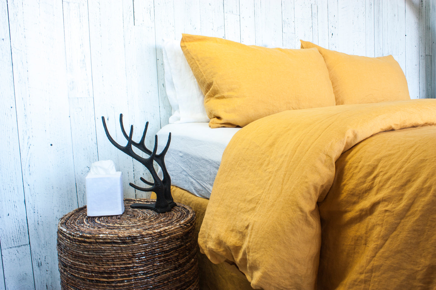Linen Side Closure Pillowcase (Stand. - King)